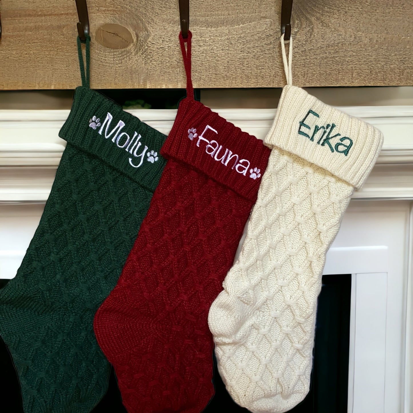 Knit Christmas Stocking- Style 2